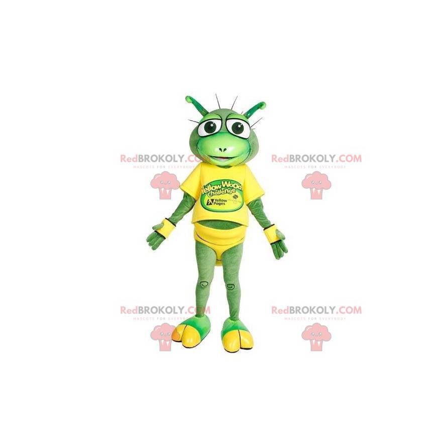 Green alien creature mascot - Redbrokoly.com Green alien creature mascot - Redbrokoly.com