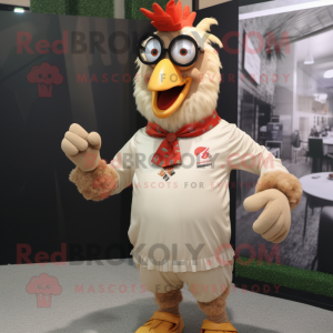 Tan Roosters mascotte...