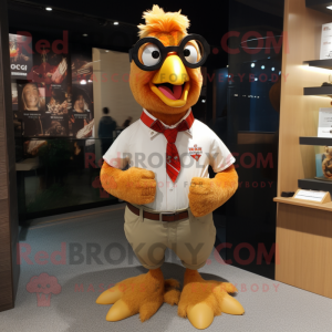 Tan Roosters mascotte...