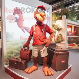 Rood Turkije mascotte...