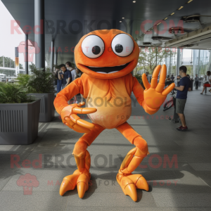 Orange Crab mascotte...