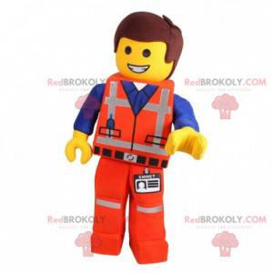 Mascotte Lego Playmobil in attrezzatura di pronto soccorso -