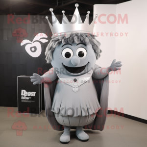 Gray Queen mascotte kostuum...