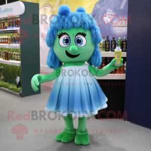 Blue Green Beer maskot...