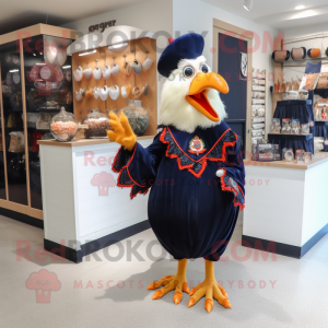 Navy Roosters maskot...