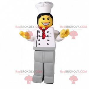 Mascota de Lego vestida de chef - Redbrokoly.com