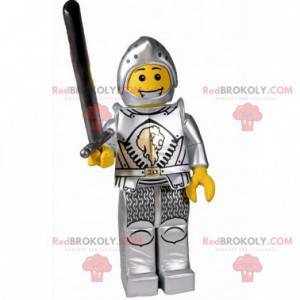 Lego maskot v rytířské výstroji s brněním - Redbrokoly.com