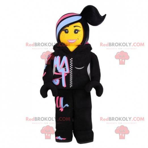 Lego maskot kvinde i hip-hop outfit - Redbrokoly.com