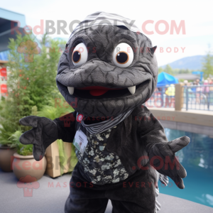 Black Cod maskot kostym...