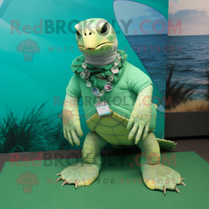 Green Sea Turtle mascotte...