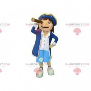 Mascota del capitán marinero - Redbrokoly.com