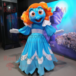 Błękitny Clown Fish w...