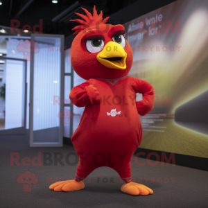 Red Canary maskot kostume...