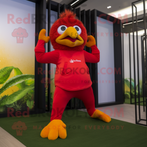 Red Canary maskot kostume...