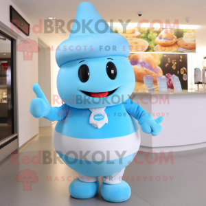 Sky Blue Ice Cream maskot...