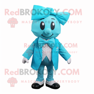 Cyan But maskot kostym...