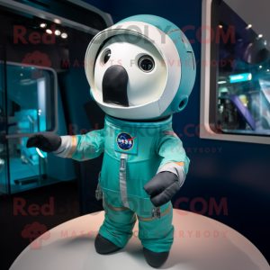 Teal Astronaut mascotte...