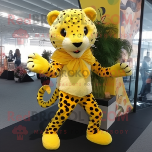 Citrongul Leopard maskot...