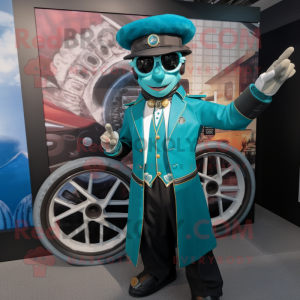 Teal Ring Master mascotte...