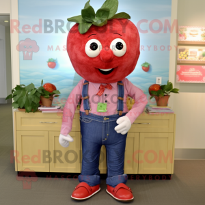 Red Strawberry maskot...