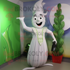 Sølv bønnestilk maskot...