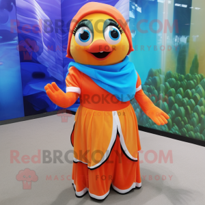  Clown Fish maskot kostyme...