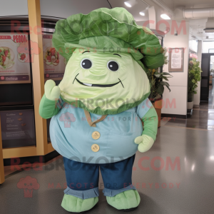 Postava maskota azurového...