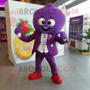 Purple Raspberry mascotte...