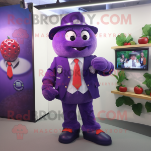 Purple Raspberry mascotte...