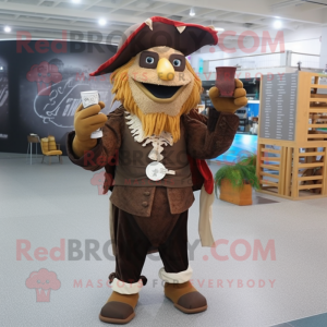 Brown Pirate mascotte...