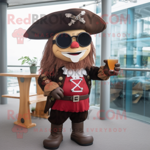 Brown Pirate mascotte...