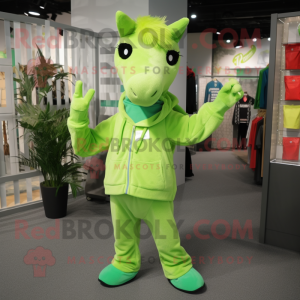 Lime Green Mare mascotte...