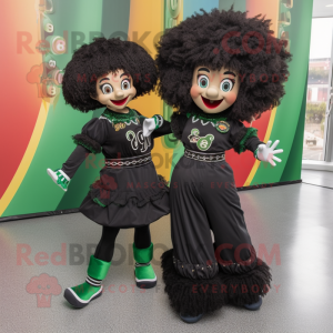 Personagem de mascote Black...