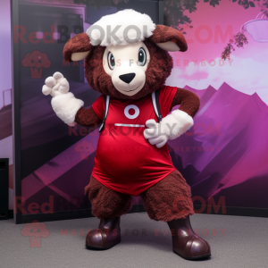 Maroon Sheep mascotte...