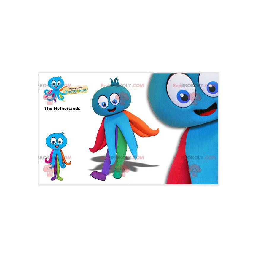 Mascotte kleurrijke octopus. Octopus mascotte - Redbrokoly.com
