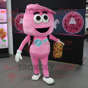 Pink Pizza mascotte kostuum...