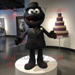 Schwarzer Hochzeitstorte...