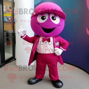 Magenta baseball bold...