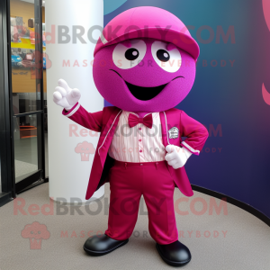 Magenta baseball boll...