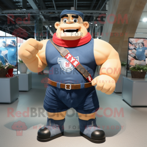 Navy Strongman mascotte...