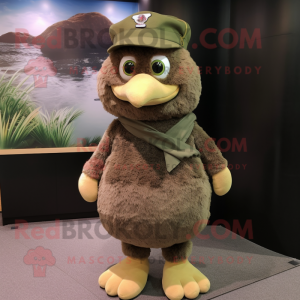 Maskottchen kostüm Olive...