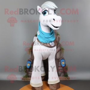 White Horseshoe mascotte...