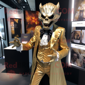 Gold Vampire maskot...