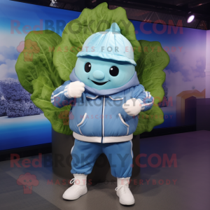 Sky Blue Cabbage Leaf...