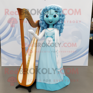 Himmelblå Celtic Harpe...