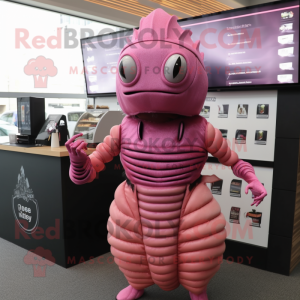 Pink Trilobite maskot...