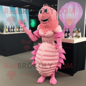 Roze Trilobiet mascotte...