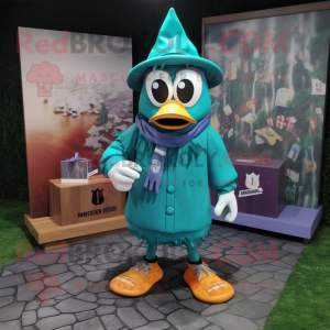 Teal Graveyard maskot drakt...