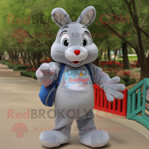 Gray Rabbit mascotte...