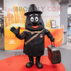 Black French Fries mascotte...